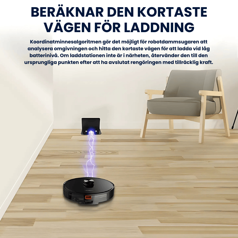 X6 Intelligent Robotdammsugare